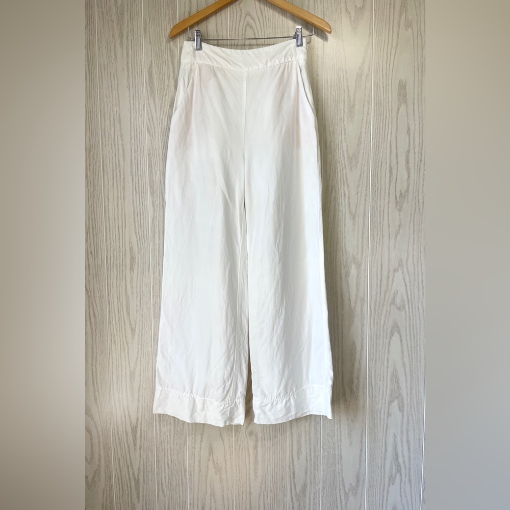 Brazil Shoulder Viscose White Pants Size 26 US